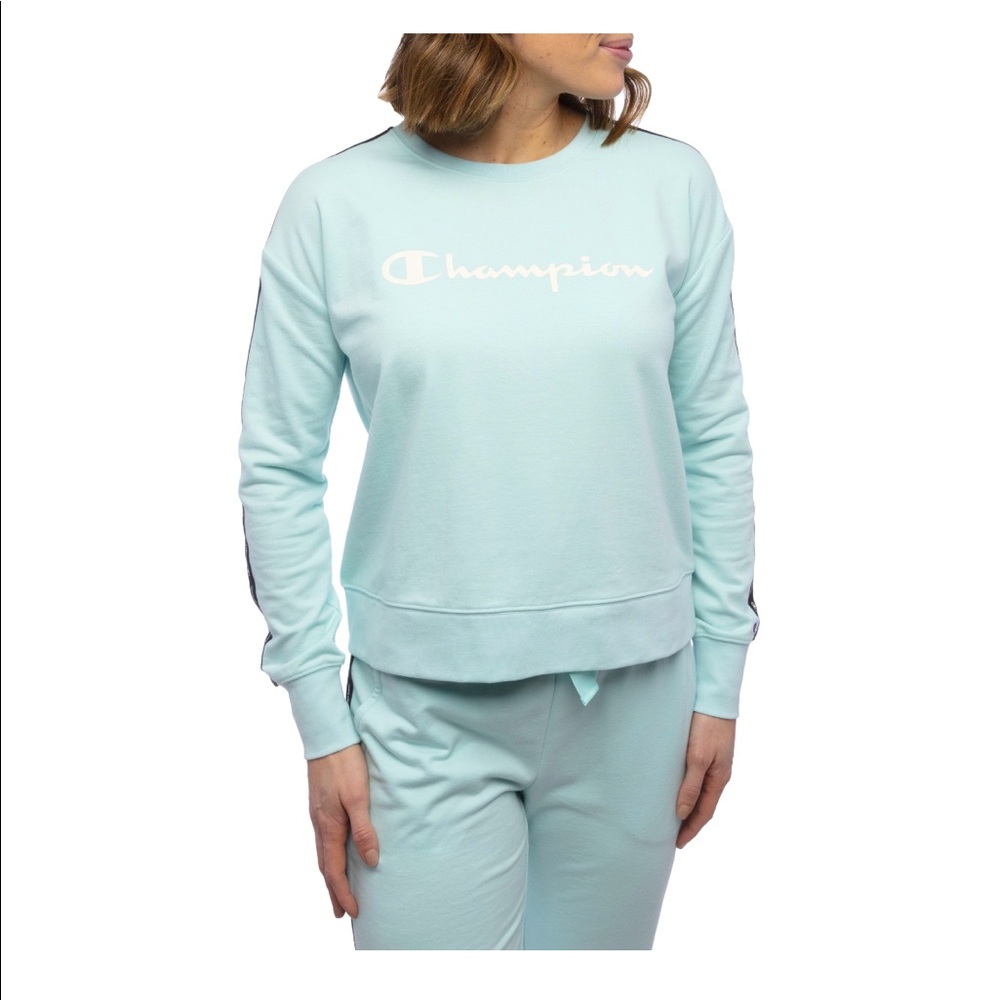 Mint Champion crewneck